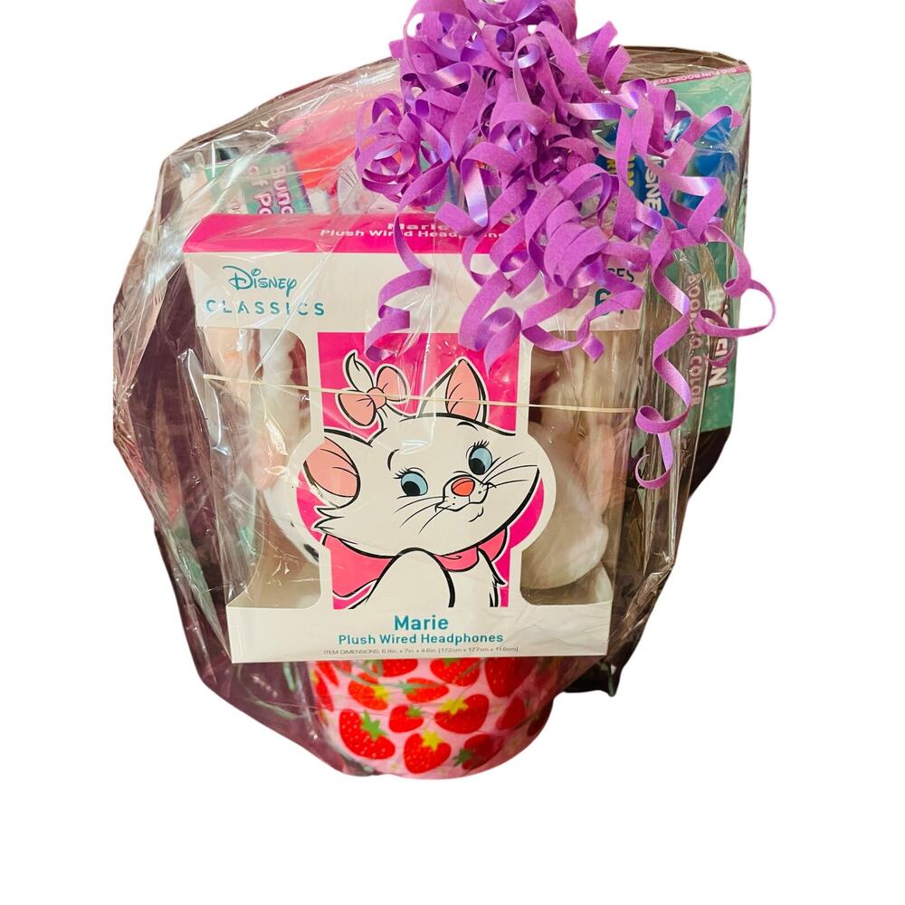 Marie from Aristocats gift/Easter bundle with 50 x 70 soft adorable throw, book